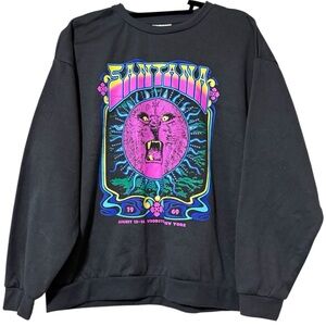 Carlos by Carlos Santana large pullover crewneck sweater 1969 Woodstock New York